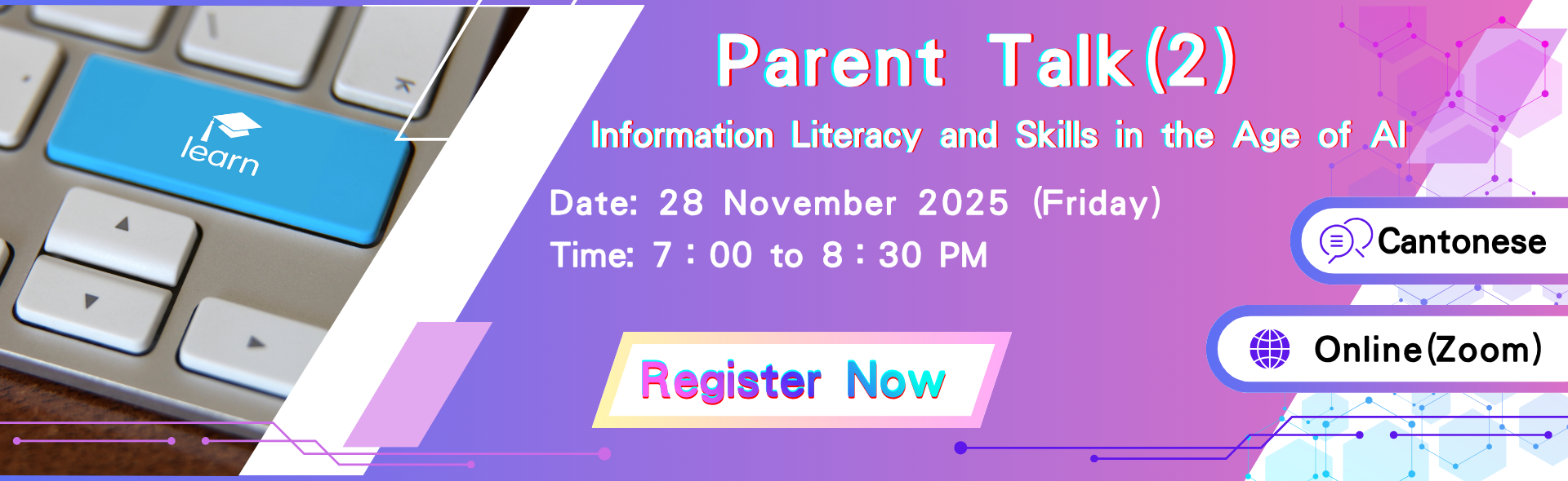Parent Talk (2) Information Literacy and Skills in the Age of AI